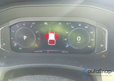 2021 Volkswagen Atlas 3.6L V6 Sel Premium from USA, damaged, VIN 1V2TR2CA8MC522087